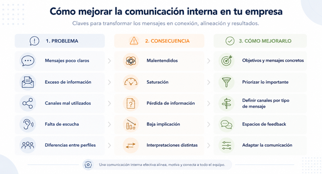 Cómo mejorar la comunicación interna en una empresa